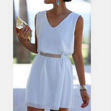 Women's Evening Party Bodycon Mini Dress White Dress Shirt Dresses