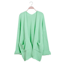 Women's Girls Long Sleeve Cardigan Knit Tops Sweater Knitwear Coat Outwear