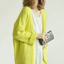 Women's Girls Long Sleeve Cardigan Knit Tops Sweater Knitwear Coat Outwear