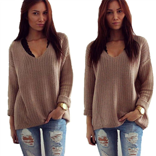 Women's Long Sleeve Knitwear Jumper Pullover Long Coat Jacket  Casual Sweater PY4