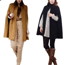 Women's Outwear Jacket Cape Overcoat Cloak Parkas Trench Coat PY3