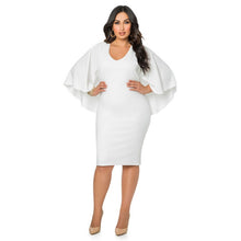 Women's Sexy Bodycon Plus  Batwing Party Evening Formal Dress