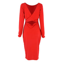 Women's Sexy Bandage Slim Dress Bodycon Evening Party Short Knee Dresses