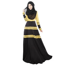 Women's Vintage Kaftan Abaya Jilbab Islamic Muslim Long Sleeve Maxi Dress PY3