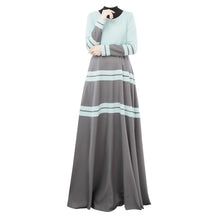Women's Vintage Kaftan Abaya Jilbab Islamic Muslim Long Sleeve Maxi Dress PY3