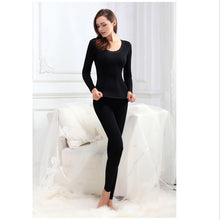 Womens Soft Modal Thermal Underwear Top Bottom Microfiber Fleece Lined Long John Set