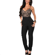 Womens V Neck Backless Leopard Pants Evening Jumpsuit Overall Bodysuit Romper